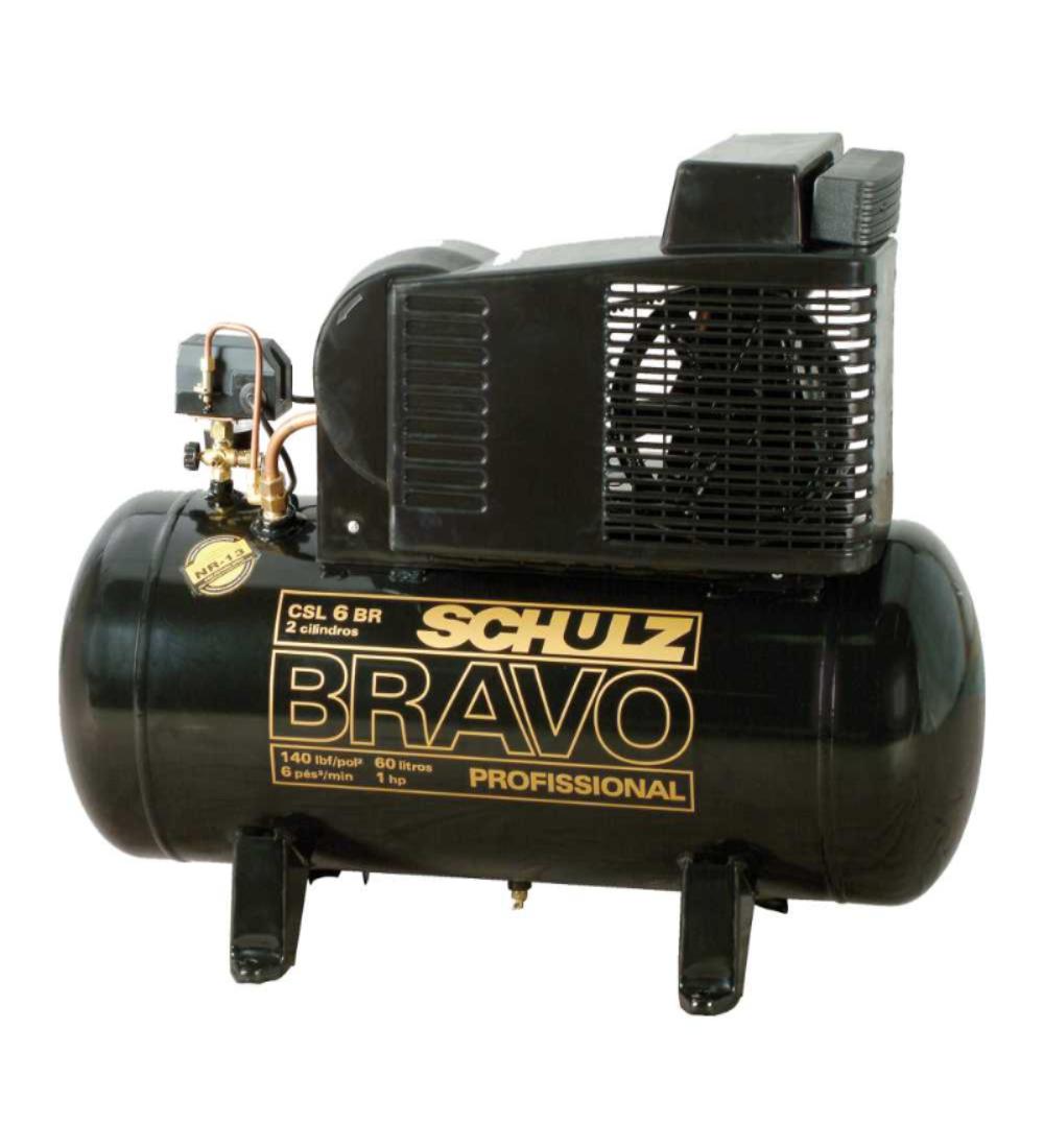 COMPRESOR BRAVO CSL SCHULZ 1Hp/60Lt